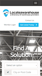 Mobile Screenshot of locateawarehouse.com
